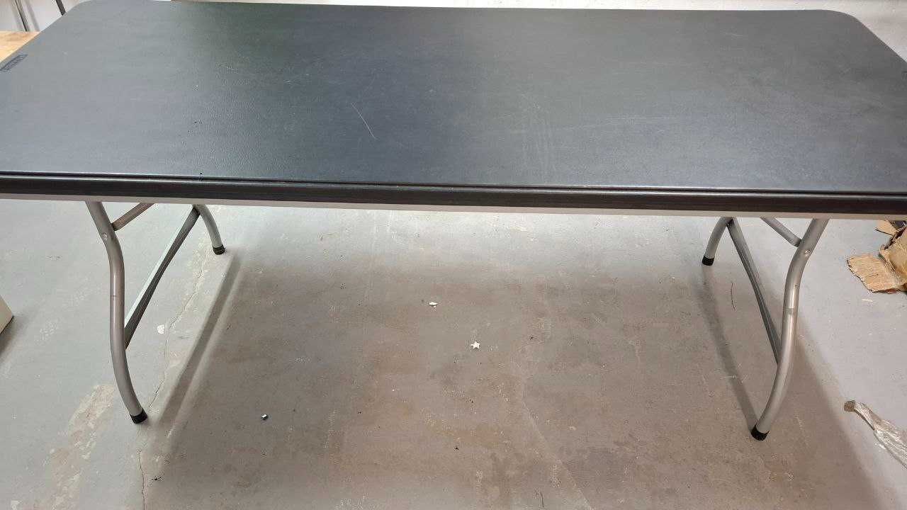 Stoł cateringowy / bankietowy Lifetime 180 cm czarny