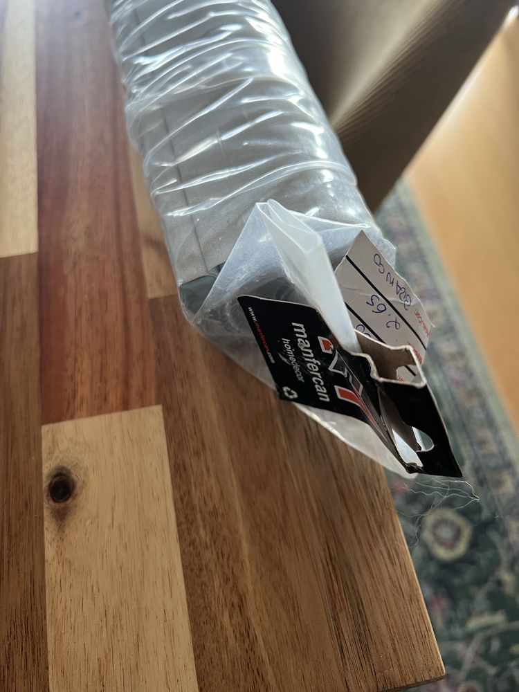 Estore de rolo interior cinza novo da manfercan