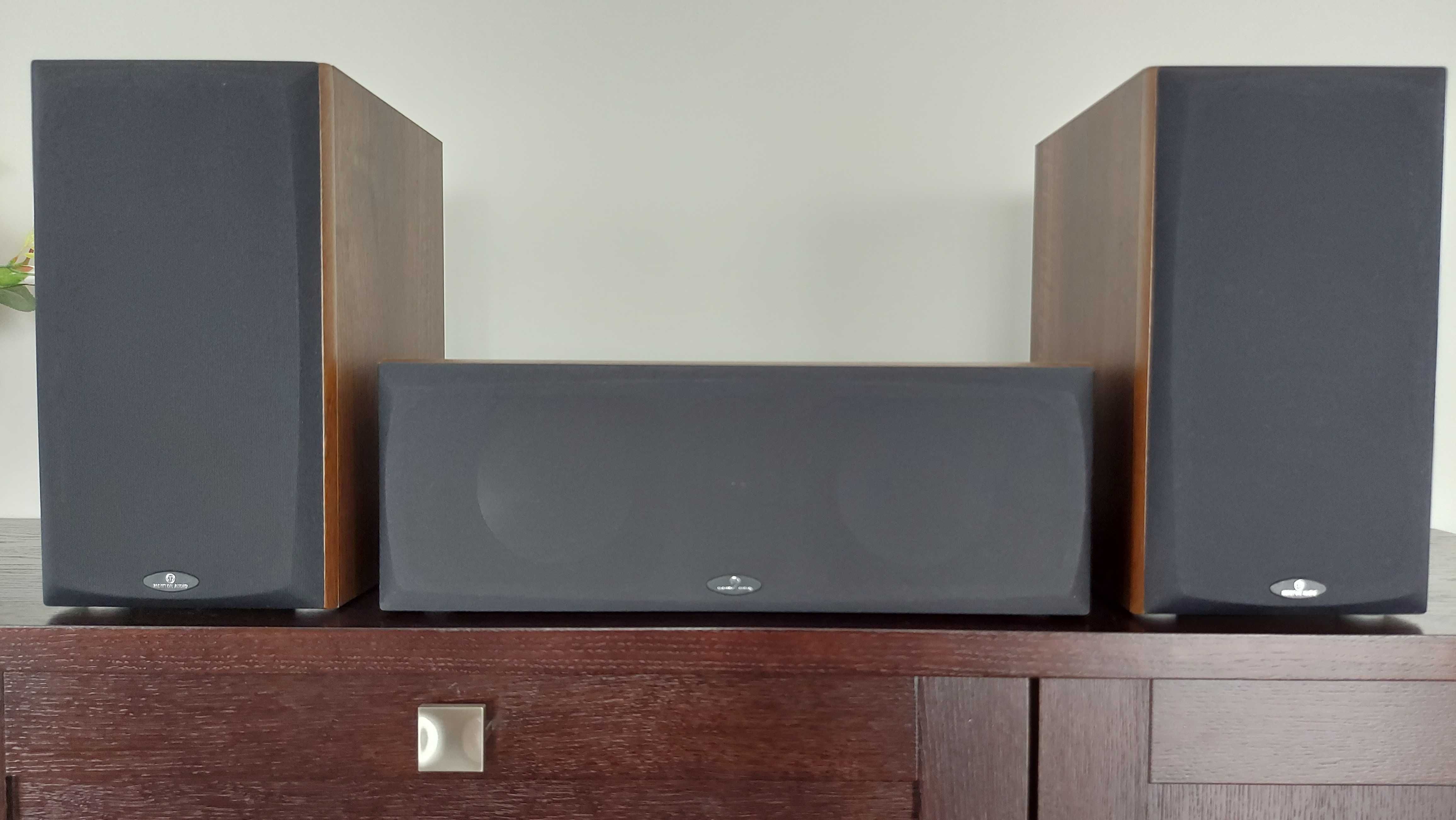 Kolumny Monitor Audio MR2 + centralna Monitor Audio MR Centre