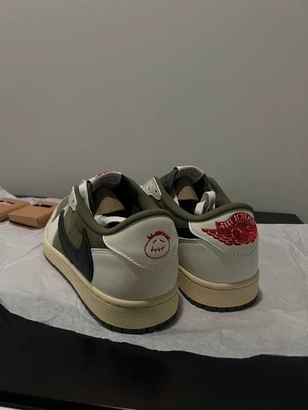 Jordan 1 Retro Low OG SP Travis Scott Olive R.43