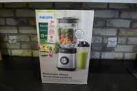 NOWY Blender kielichowy PHILIPS HR3573/90 + 1 bidon - okazja najtaniej