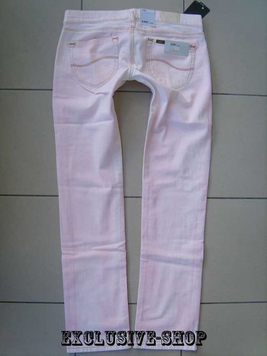 Spodnie damskie Lee Lynn jeansowe biodrówki W32 L33 pas 91 cm