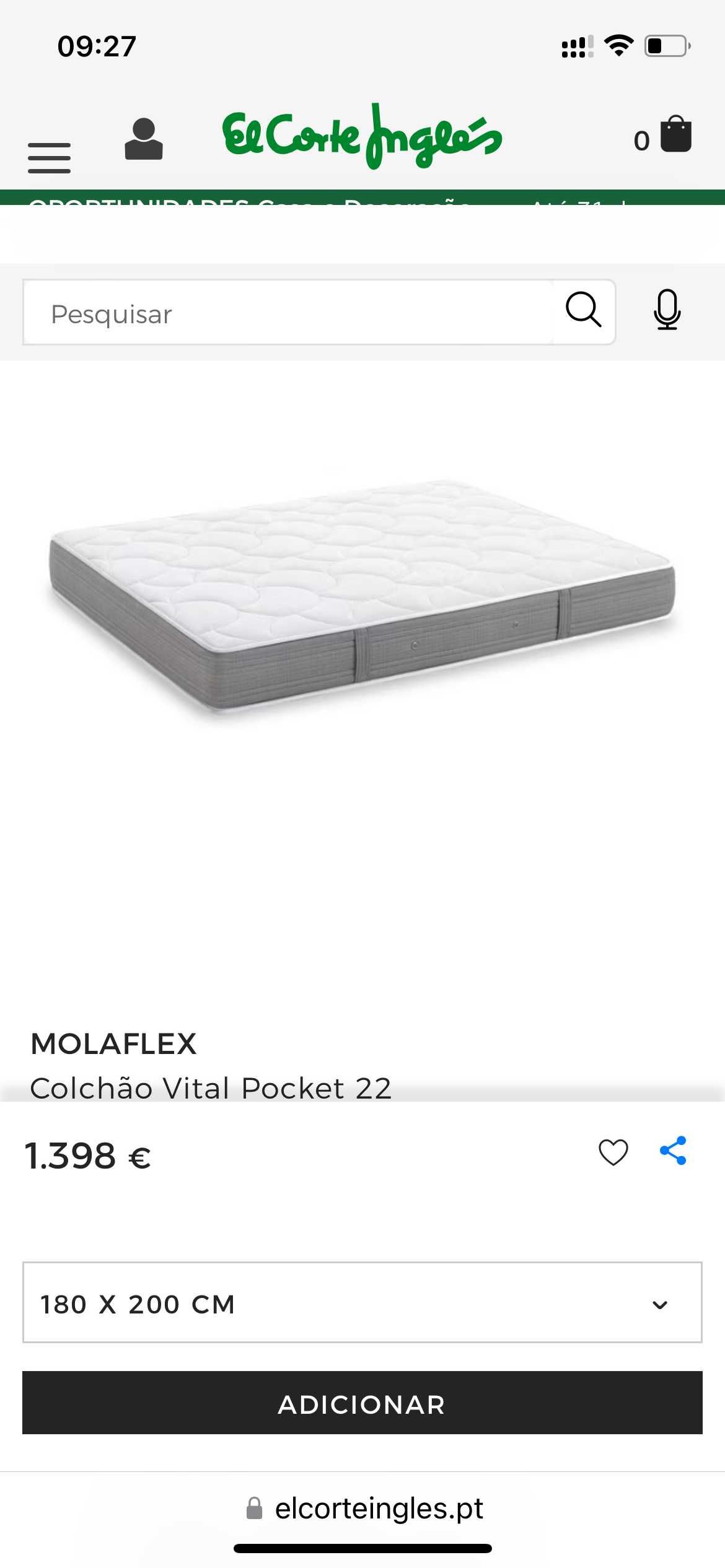 Colchão novo, apenas 1 mes de uso.