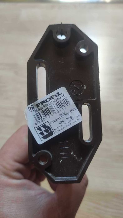 PROFIL Uchwyt do rynny PVC 90mm brązowy