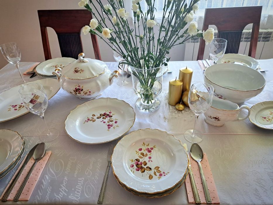 Porcelana francuska zestaw obiadowy