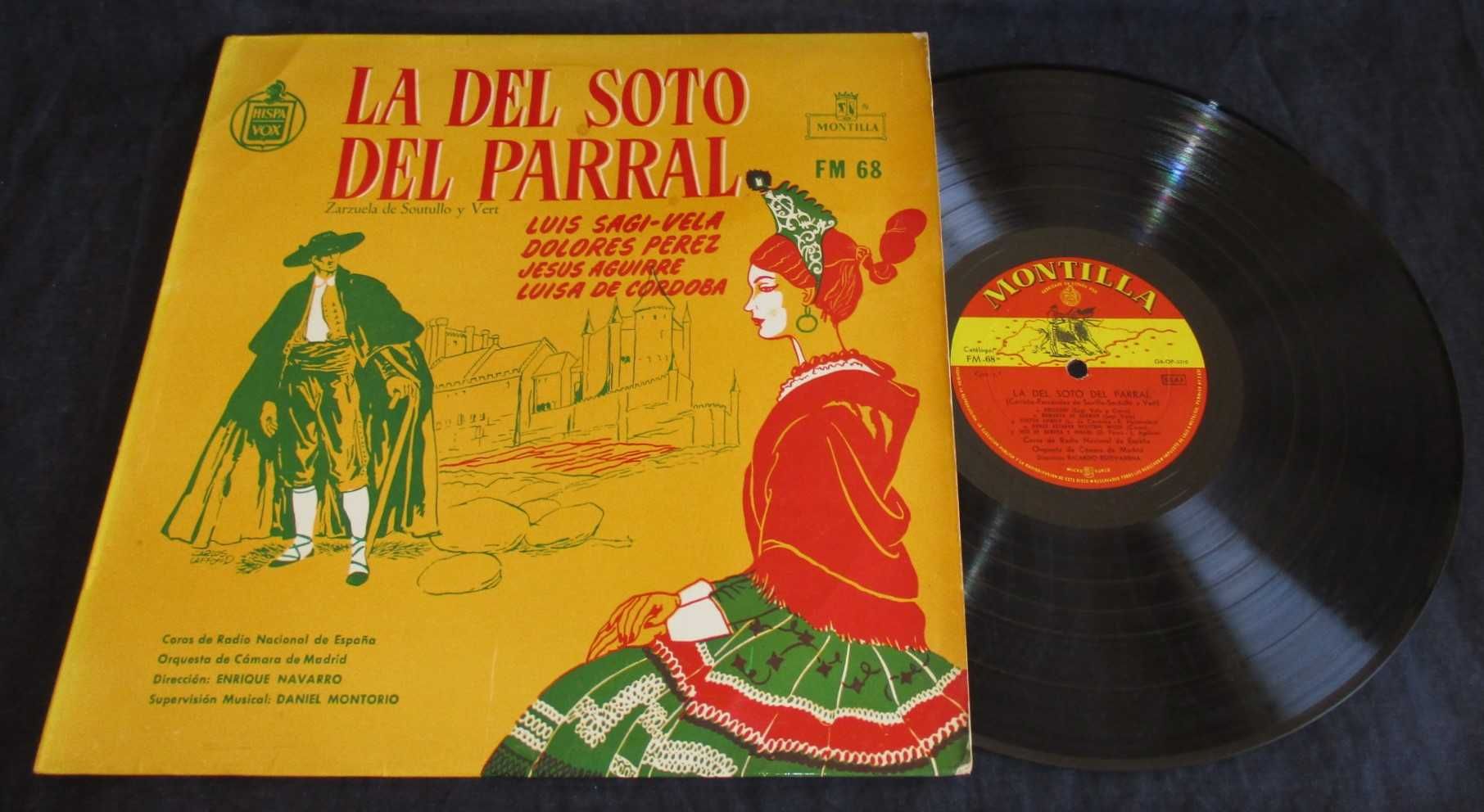 Disco LP Vinil La Del Soto Del Parral Zarzuela de Soutullo y Vert