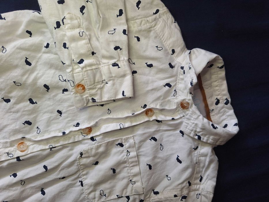 elegancka biała koszula chłopięca rozm 92