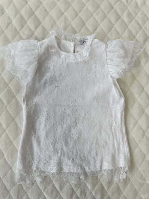 Дитяча гіпюрова блузка+подаруночок