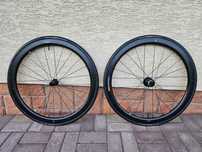 Koła szosowe Giant SLR 1 Disc, 42mm, karbonowe z oponami, Cena 2000zł