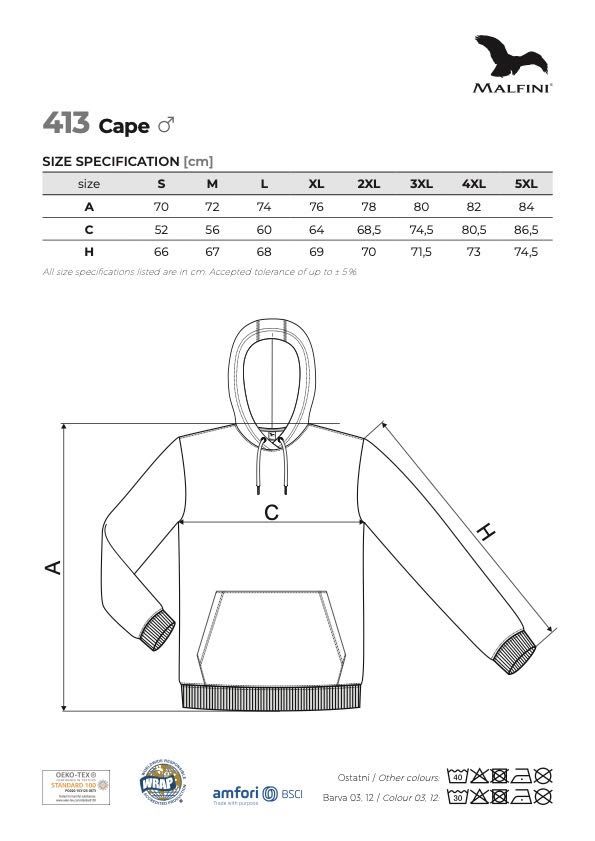 Bluza z własnym nadrukiem / logo Malfini Cape męska