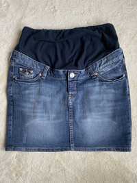 H&M MAMA spódniczka jeansowa spódnica ciążowa r.M