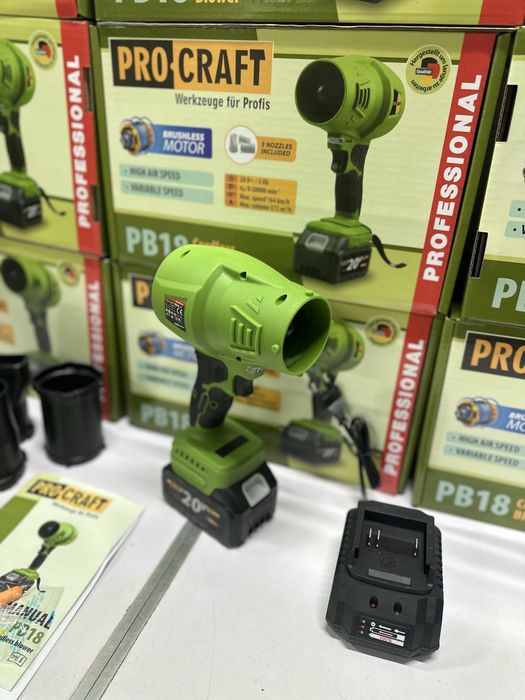 Акумуляторна повітродувка ProCraft PB18