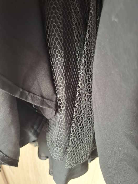 Zjawiskowa czarna sukienka święta świąteczna sesja gwiazdki 128 TKMAXX