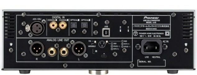 Dac, amplificador de auscultadoress e pré balanceado Pioneer U05s