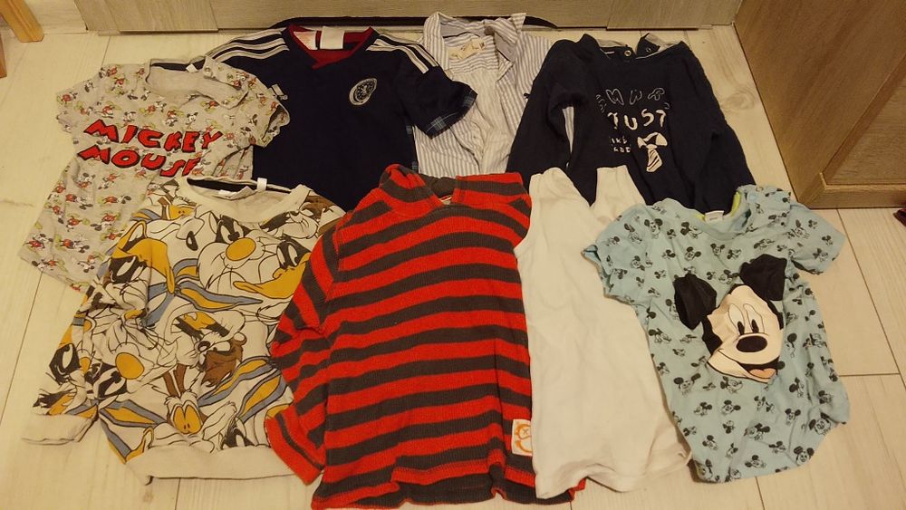 Duża paczka ubranek chłopięcych 98 60 sztuk 
60 sztuk