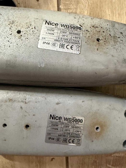 WINGO NICE WG 4000,5000 ,WG2024, do bram skrzydłowej na 230V,24V