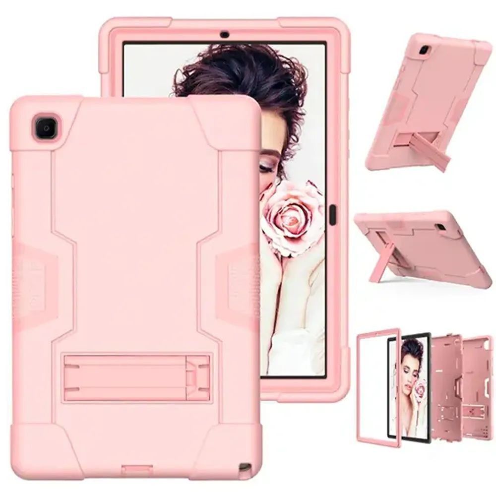 Etui do Samsung Galaxy Tab A7 10.4" Pancerne z Podstawką Różowe