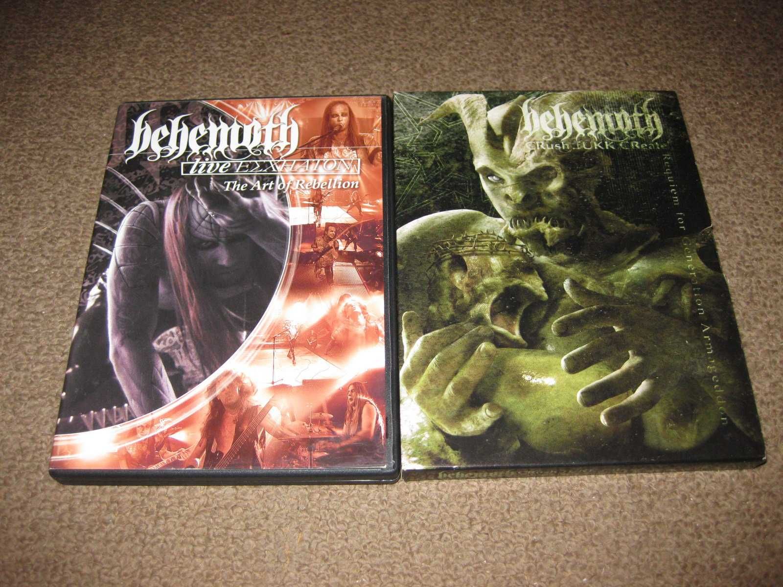 2 DVDs Musicais dos "Behemoth"