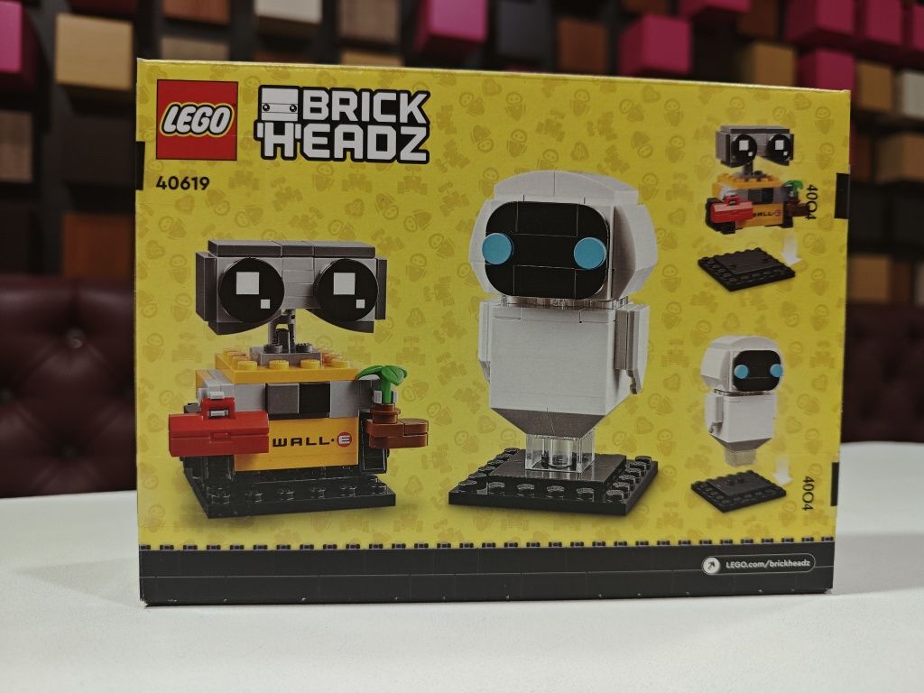 Конструктор LEGO BRICK HEADZ 40619 ЕВА и ВАЛЛ-И (155 Деталей)