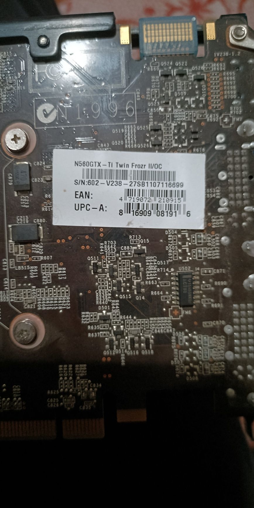 Відеокарта MSI NVidia GeForce GTX 560 TI — 1 GB — 1024 MB — GDDR5 — 25