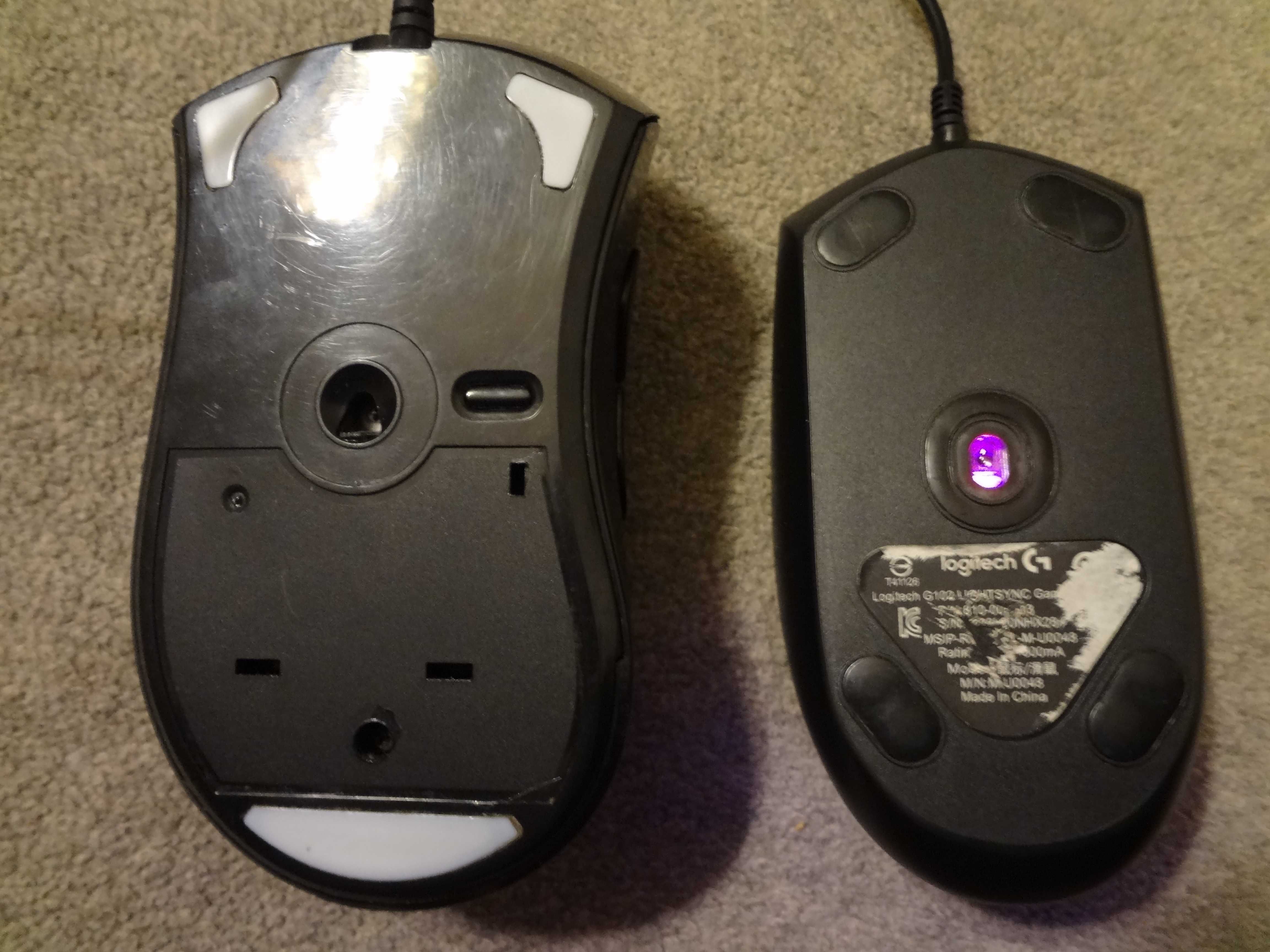 Мышка Razer DeathAdder 3.5G, Logitech G102, клавиатура Logitech K280e