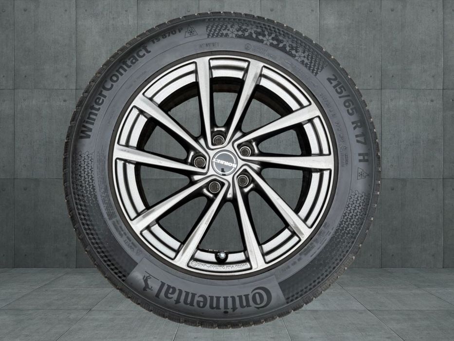 Koła felgi Vw Tiguan R17 5x112 opony zimowe 215/65R17 Continental