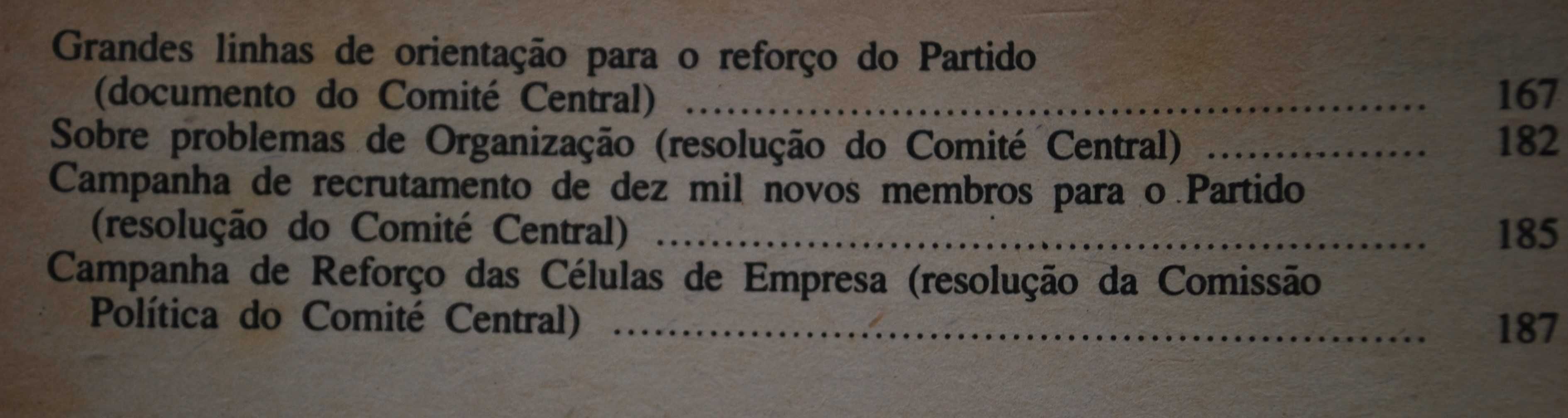 Sobre Questões de Organização do Partido - 1. Edição Ano 1984