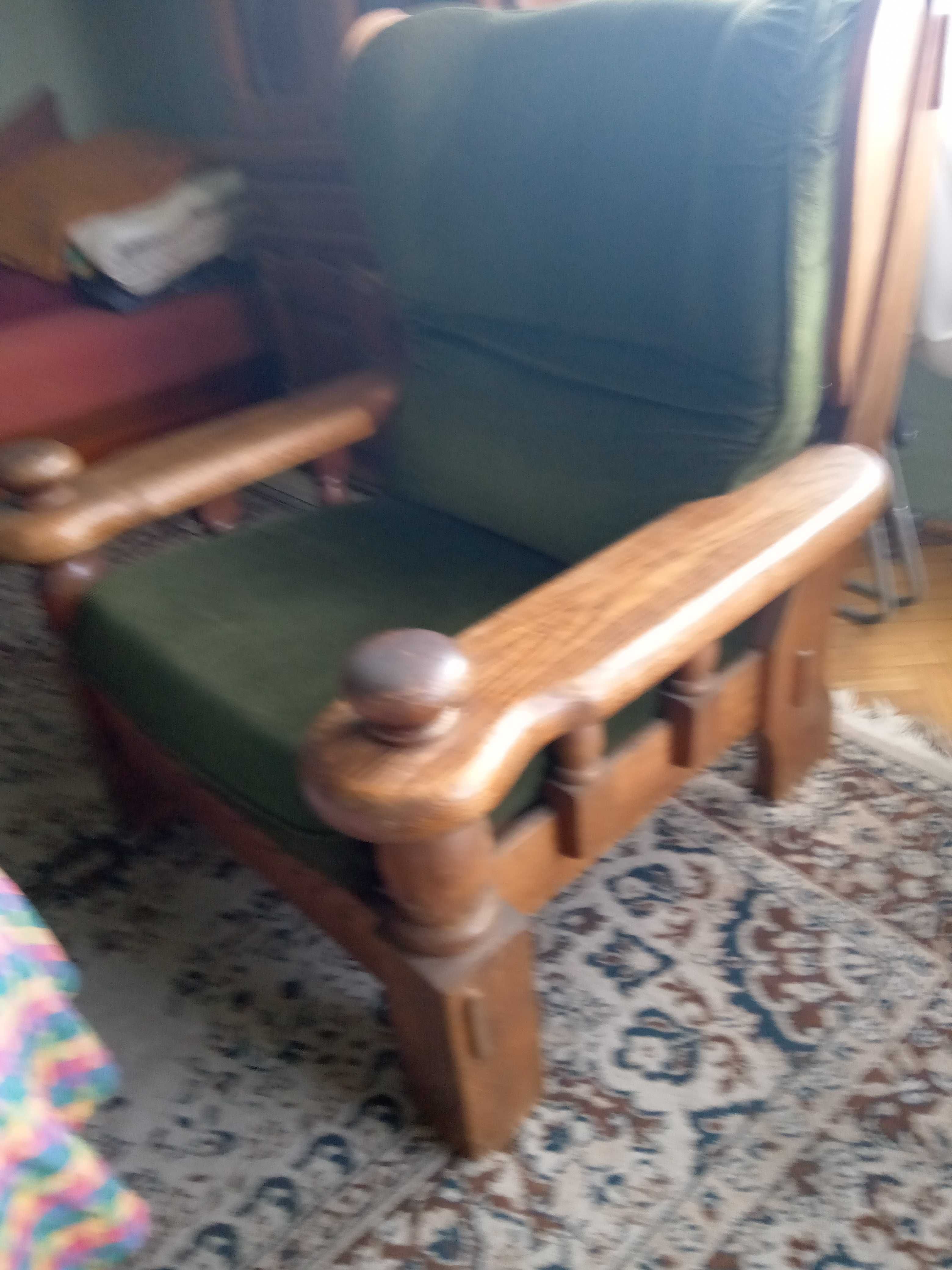 Fotele drewniane 2 szt