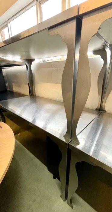 Stół aluminium / stal nierdzewna