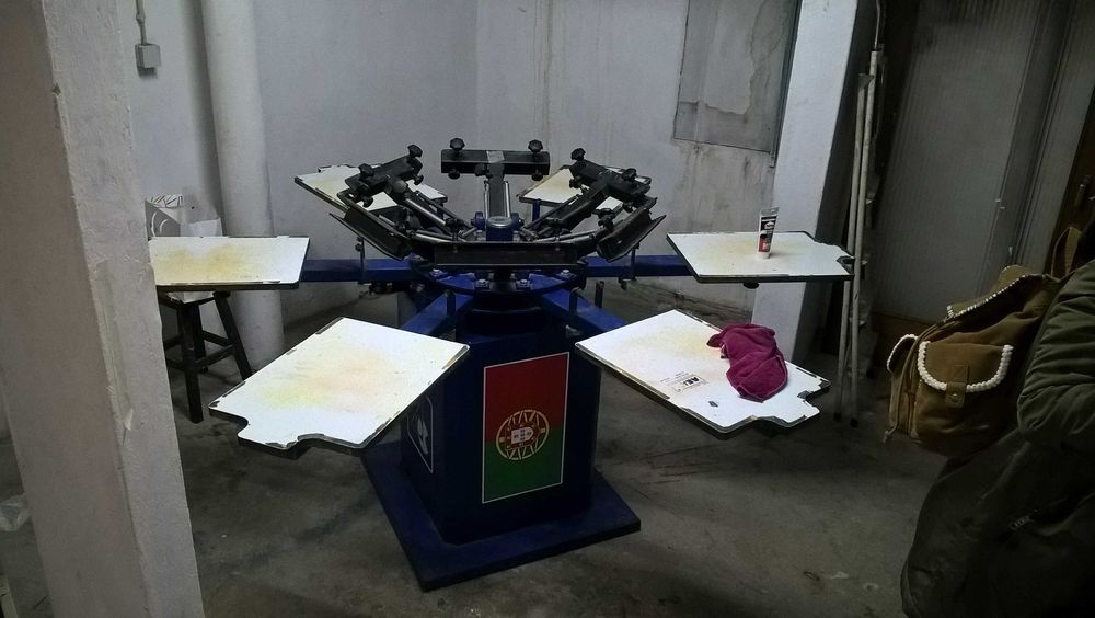 Carrossel Serigrafia 6 postos e 6 Cores ACOSGRAF