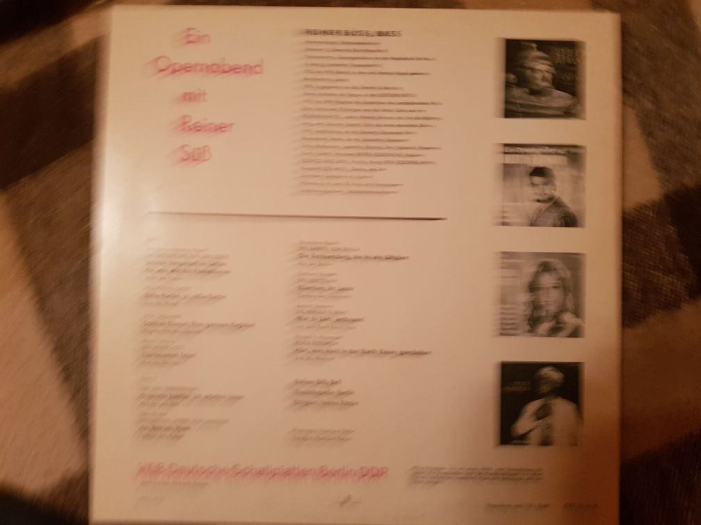 Vinyl opera Reiner Süß Berlin orch. dyr.H. Fricke Eterna GDR 1969