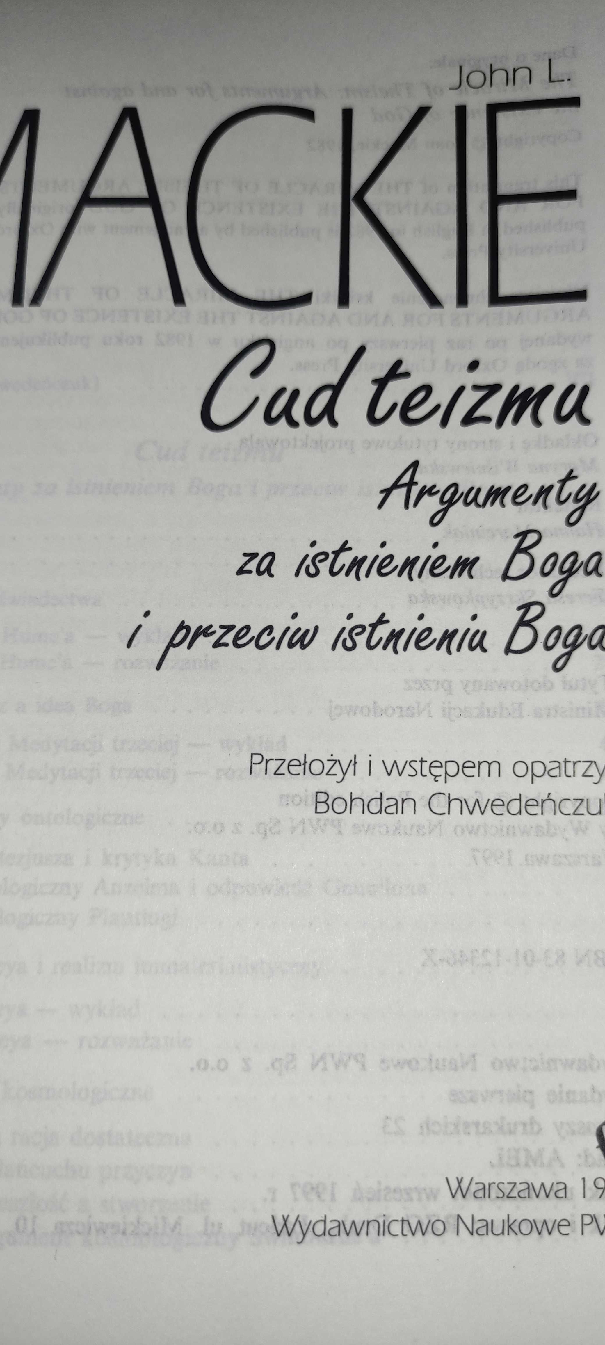 Cud teizmu J.Mackie