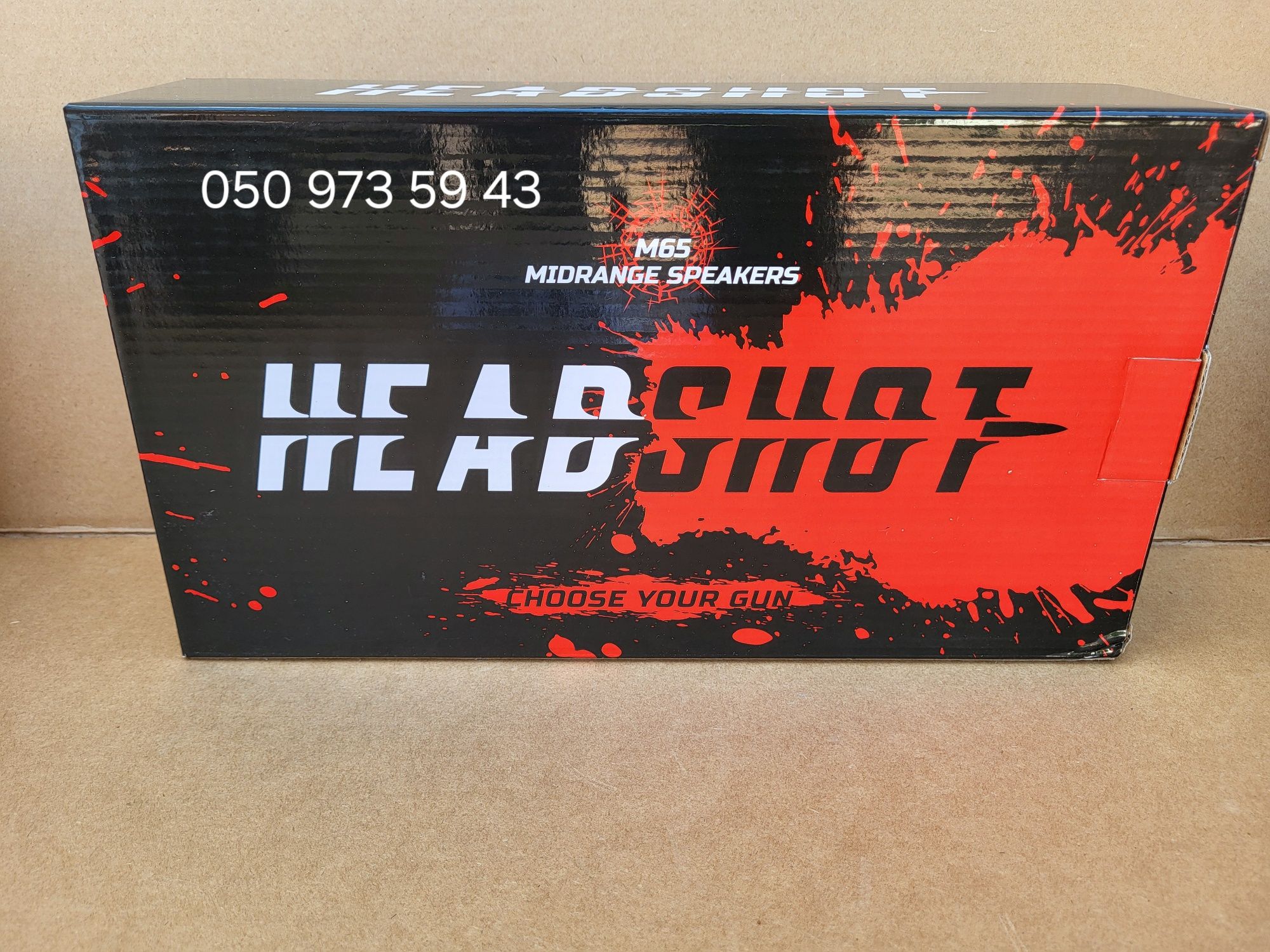 16см Kicx HeadShot M65/динаміки в авто/колонки/середньочастотні