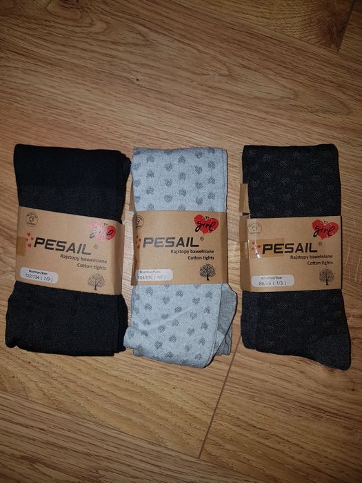 Rajstopy bawełniane serduszka 1-12