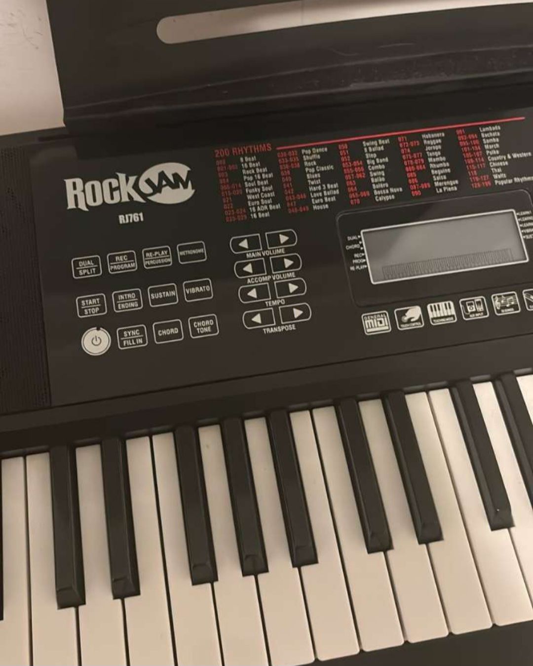 Keyboard  Rock Jam 761