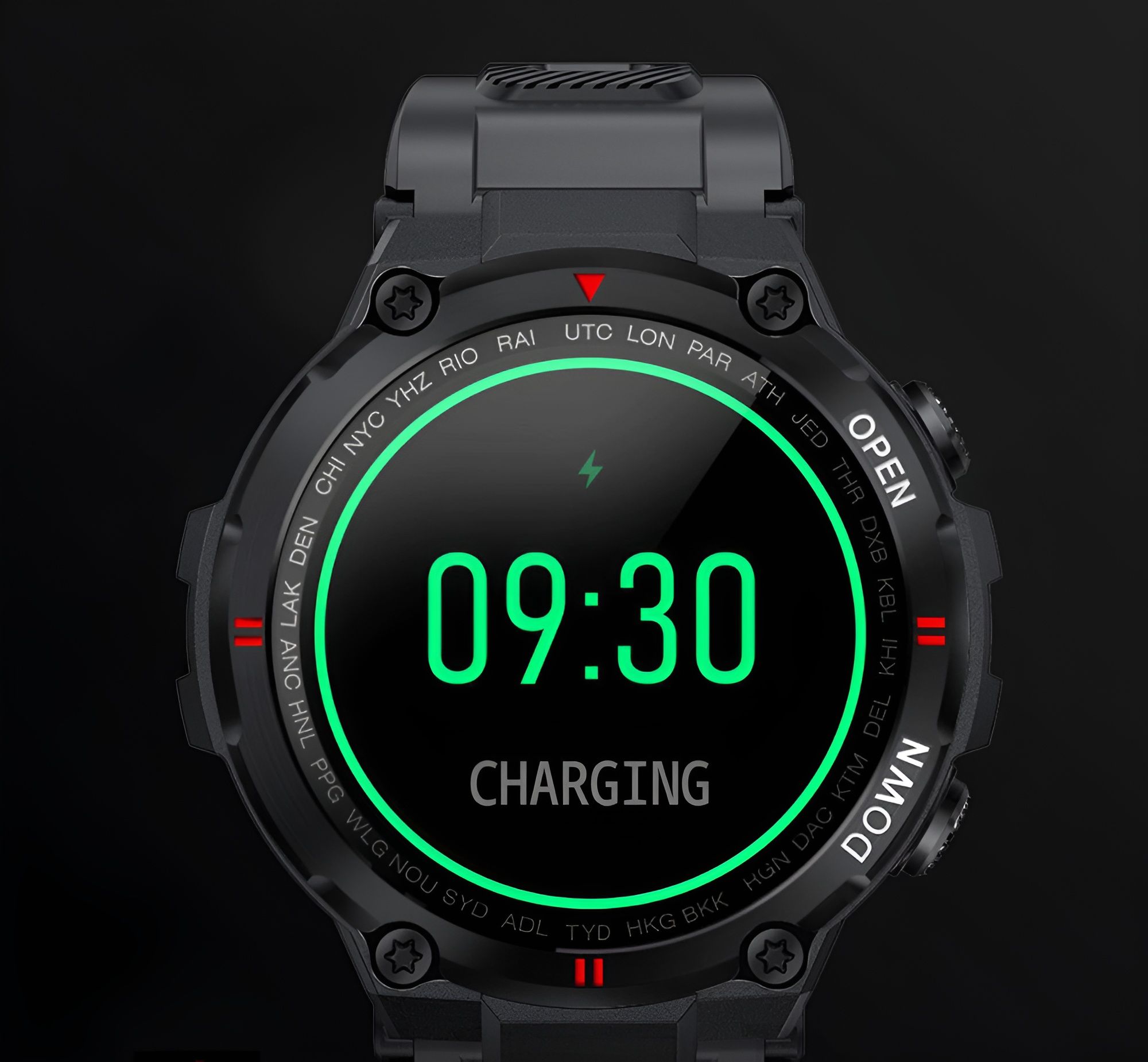Smartwatch Męski Zegarek Rozmowy Kroki Ciśnienie Tętno Sen + Szkło
