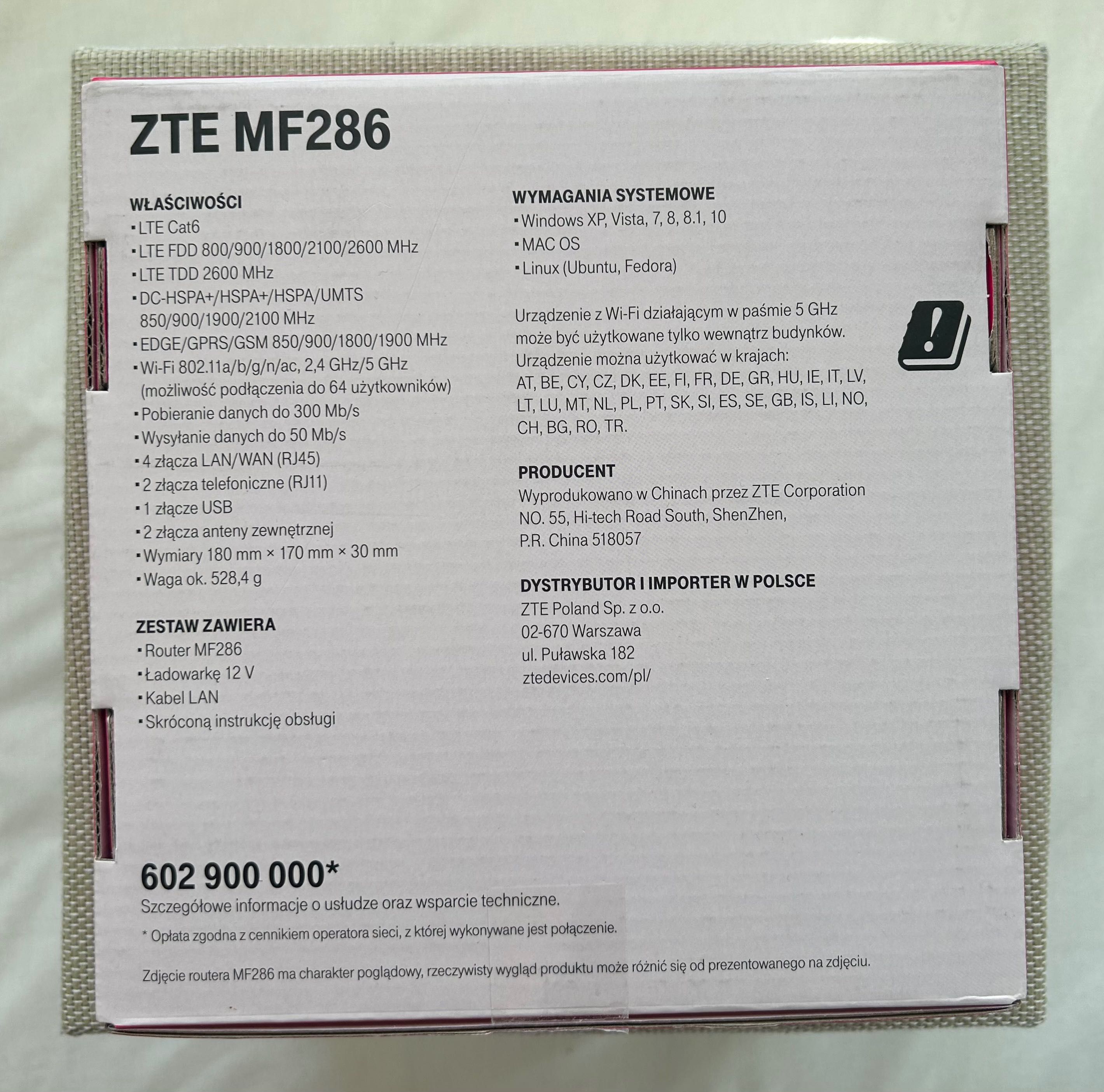 Router ZTE MF286 T-mobile