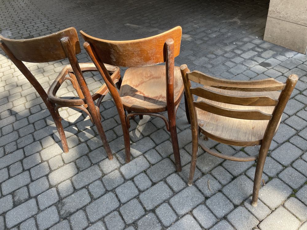 Drewniane krzesla drewno bukowe meble giete krzeslo rustykalne