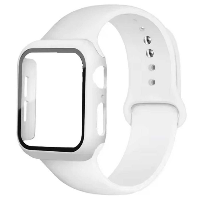 Бампер і ремінець для Apple Watch чехол ремешок силиконовий