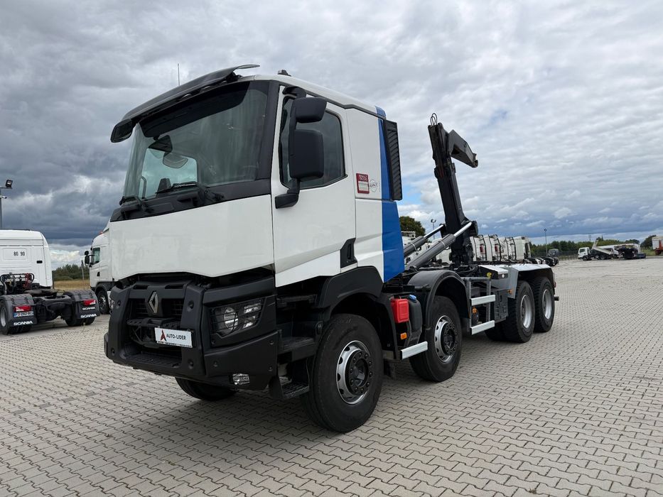 Renault K480 / HAKOWIEC / 8X4 / SYPIALNA KABINA / SILNIK 13L / Z FRANCJI / STAN BDB / / /