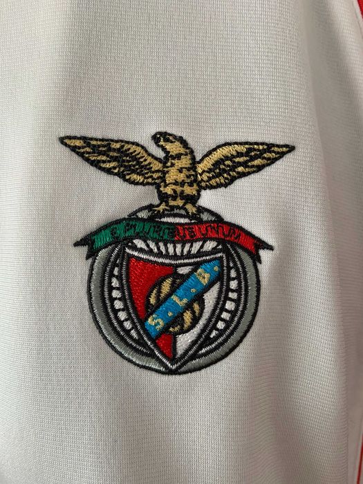 SL Benfica 2005/2006 White Track Jacket Adidas Size S