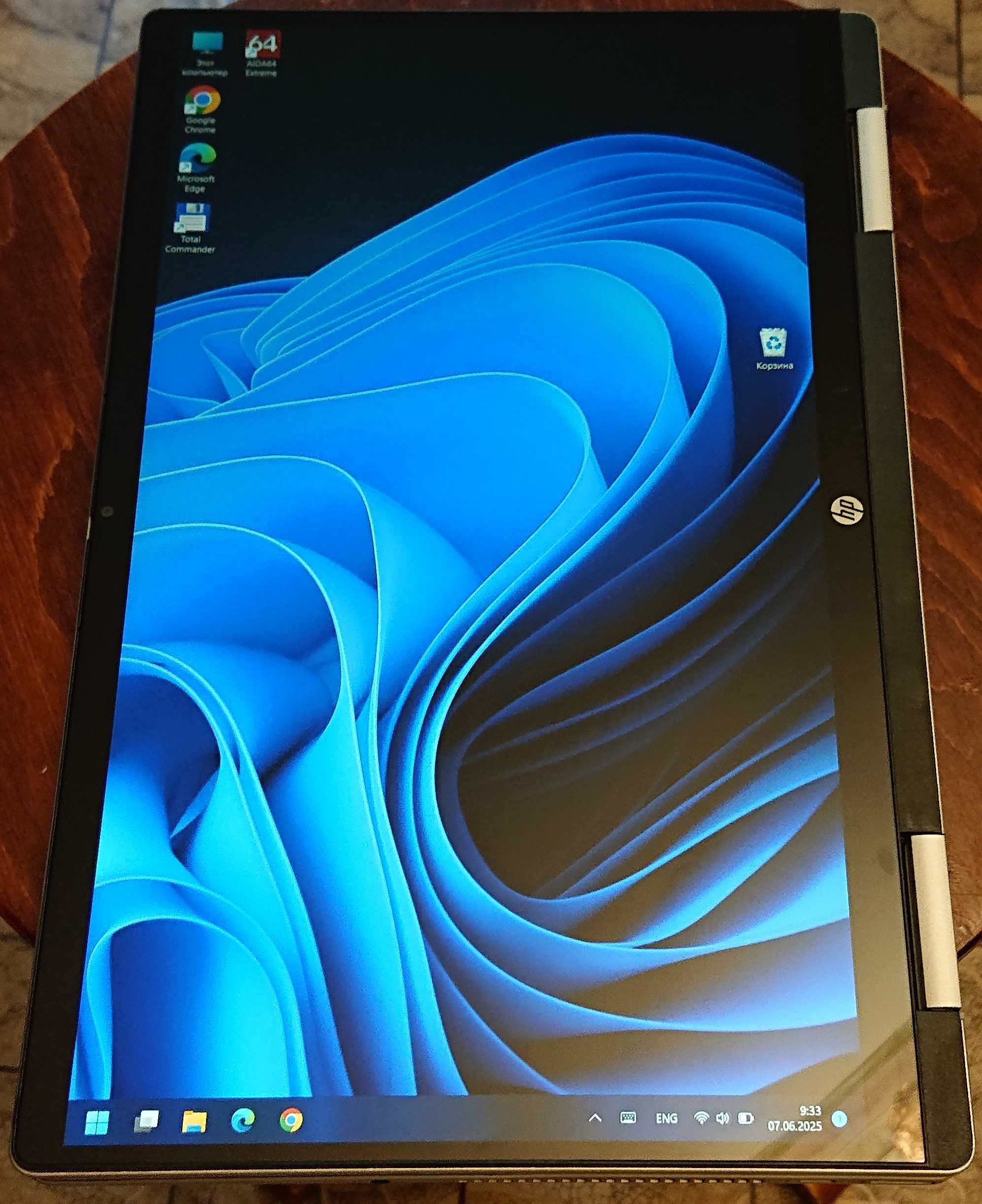 Ноутбук-трансформер HP x360/14" IPS/i5-1335U/DDR5 8GB/SSD 512GB/бат.5ч