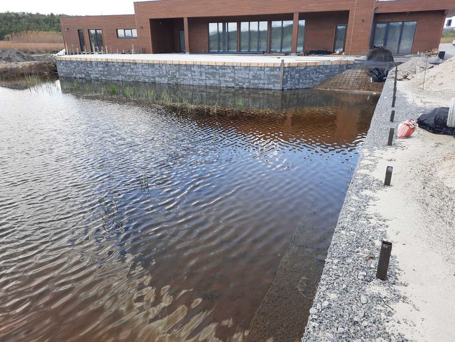 Габіони плетені для берегоукріплення, підпірних стін