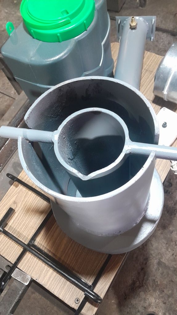 Печь для плавки на отработке