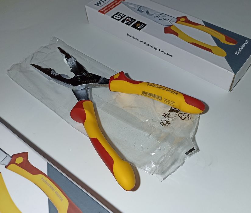 Клещи кусачки бокорезы электромонтажника электрика Wiha 8in1 Knipex