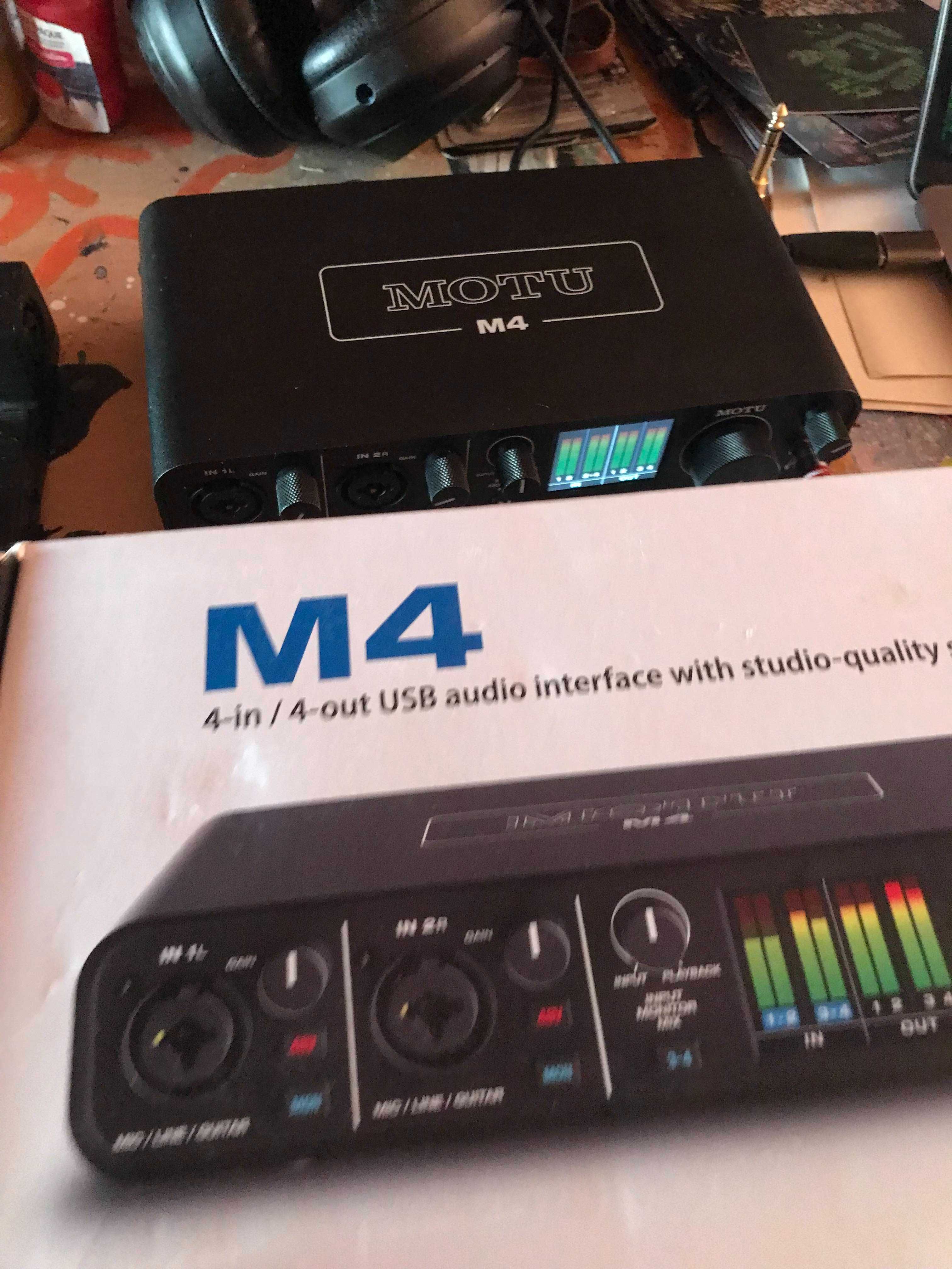 Motu M4 interface audio usb-c