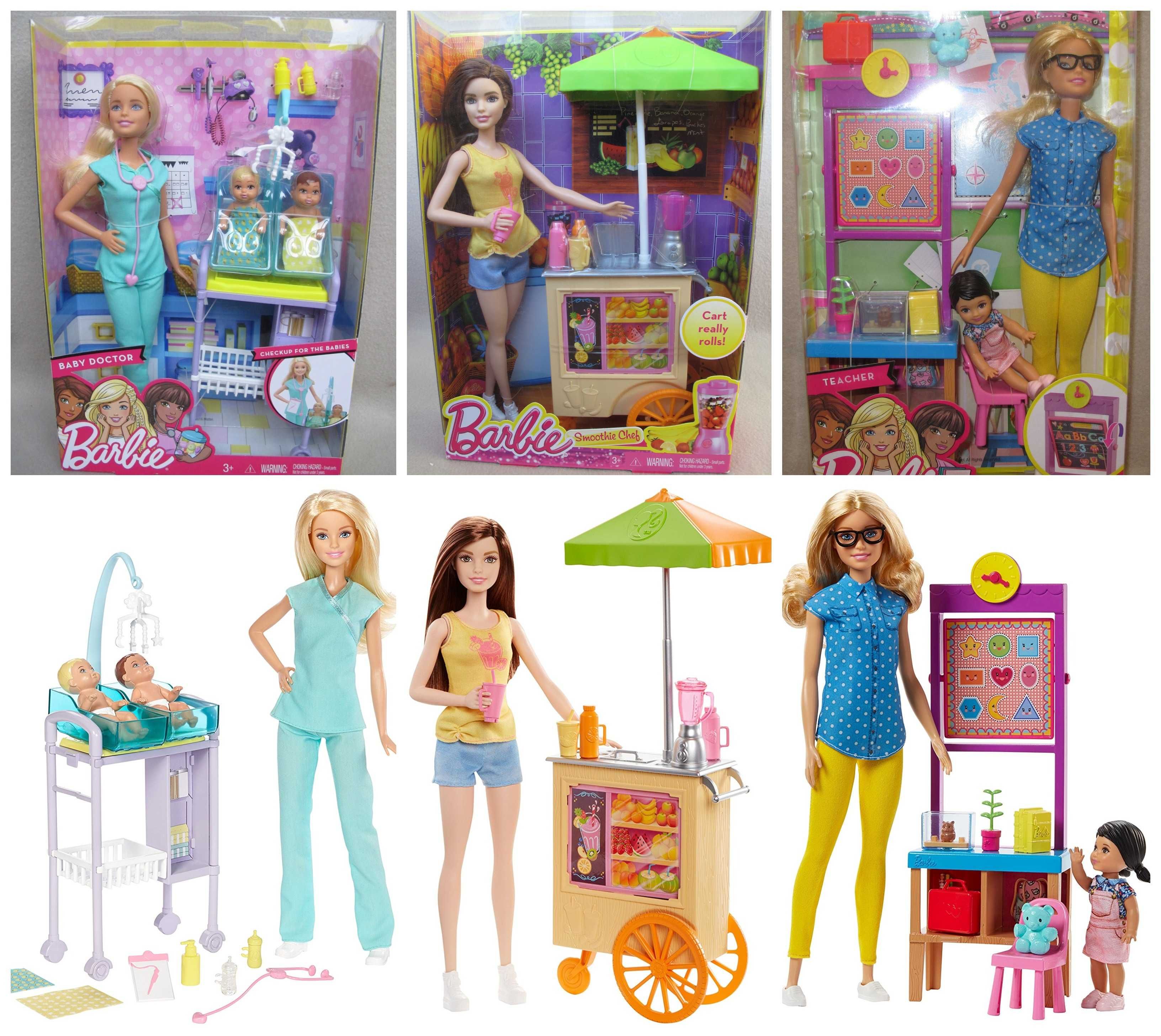 Барби профессии Продавец смузи Barbie Careers Smoothie Chef Playset