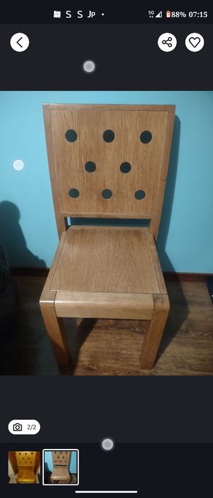 Krzesła dębowe do renowacji