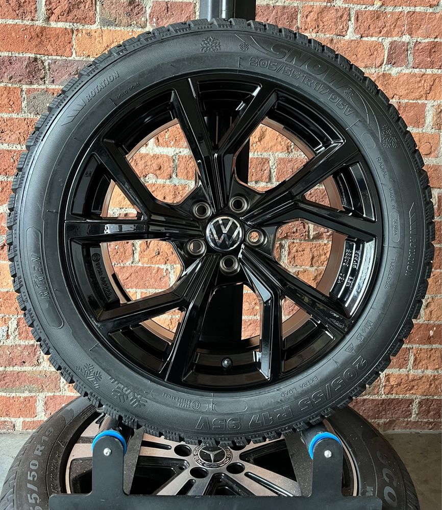 Koła Zimowe 17 VW Taigo T-Cross 205/55R17 Nowe 5x100 Zima 2024 R Line