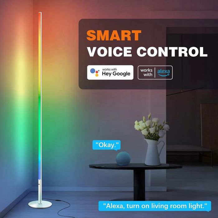 Lampa podłogowa RGB WIFI